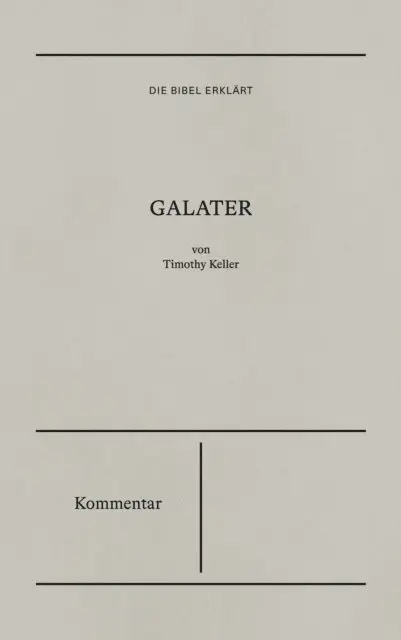 Timothy Keller - Galater - Kommentar, E-bok. Tillgänglighet: Lägg i varukorg