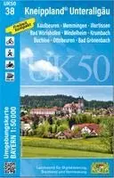 Breitband und Vermessung Landesamt für Digitalisierung - UK50-38 Kneippland Unterallgäu. Tillgänglighet: Lägg i varukorg