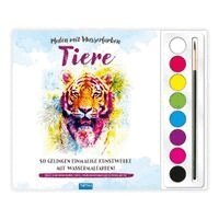 Trötsch Verlag GmbH & Co. KG - Trötsch Malen mit Wasserfarben Tiere, Inbunden