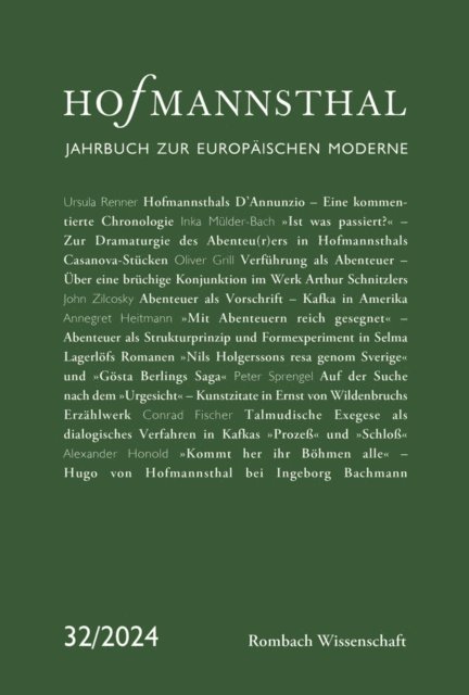 Ursula Renner, Alexander Honold, Maximilian Bergengruen - Hofmannsthal, E-bok