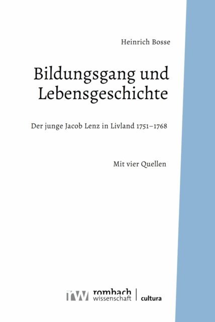 Heinrich Bosse - Bildungsgang und Lebensgeschichte, E-bok