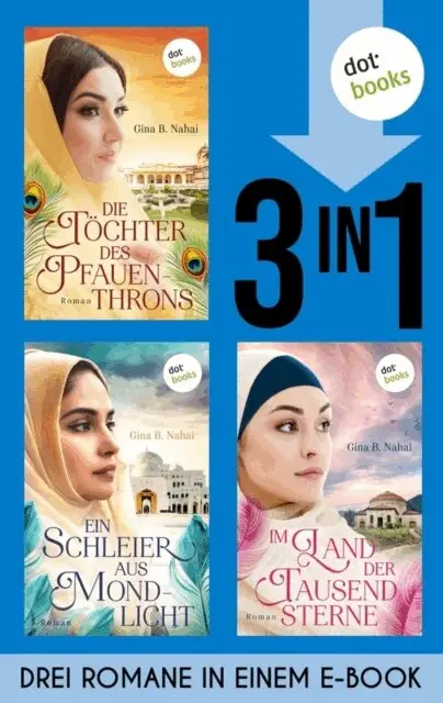 Gina B. Nahai - Die Töchter des Pfauenthrons, Ein Schleier aus Mondlicht & Im Land der tausend Sterne, E-bok. Tillgänglighet: Lägg i varukorg
