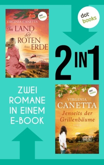 Virginia Canetta - Im Land der roten Erde & Jenseits der Grillenbaume, E-bok