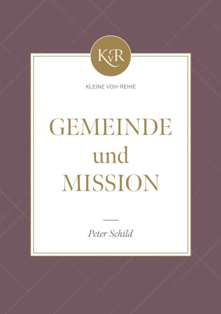 Voice of Hope, Peter Schild - Gemeinde und Mission, E-bok
