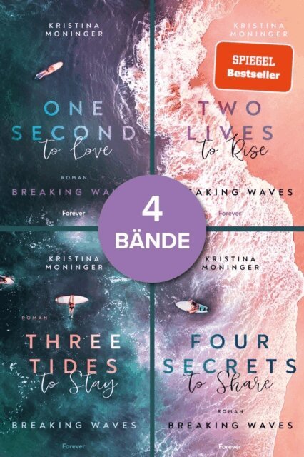Kristina Moninger - One Second to Love // Two Lives to Rise // Three Tides to Stay // Four Secrets to Share, E-bok. Tillgänglighet: Kommande