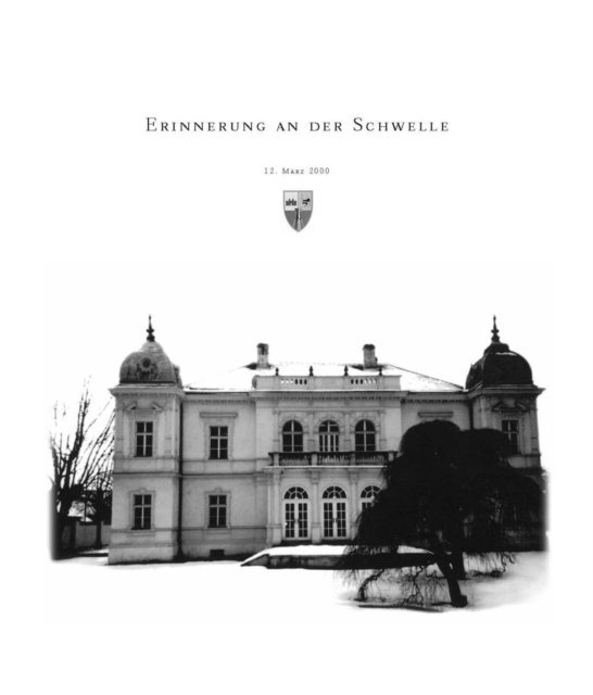 Hans Ernst Weidinger - Erinnerung an der Schwelle, E-bok