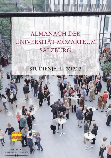 Wolfgang Gratzer - Almanach der Universität Mozarteum Salzburg, E-bok