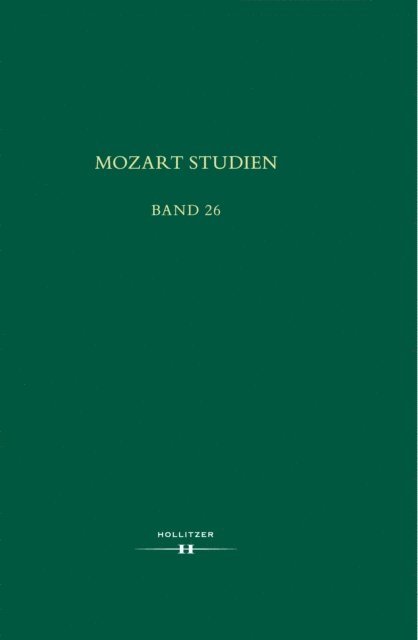 Manfred Hermann Schmid - Mozart Studien Band 26, E-bok