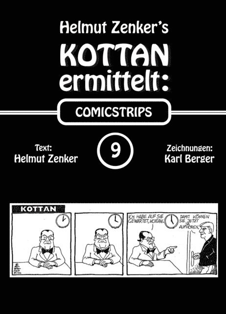 Helmut Zenker - Kottan ermittelt: Comicstrips 9, E-bok