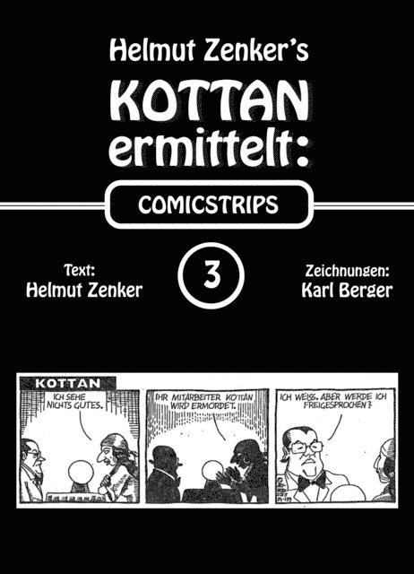 Helmut Zenker - Kottan ermittelt: Comicstrips 3, E-bok