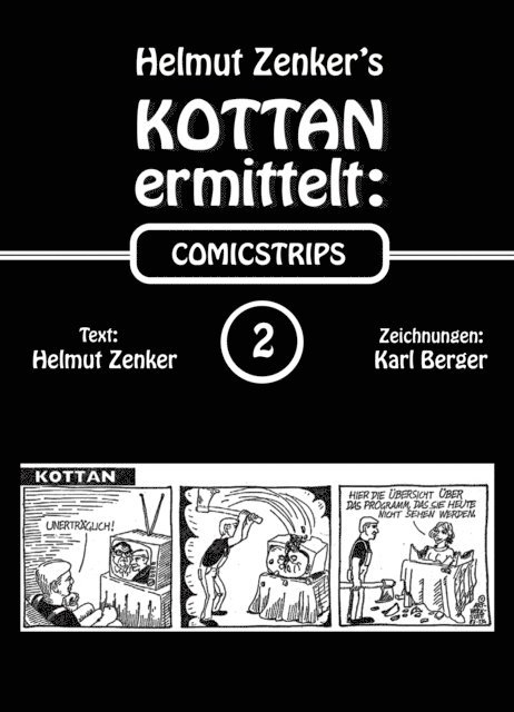 Helmut Zenker - Kottan ermittelt: Comicstrips 2, E-bok