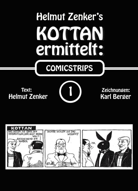 Helmut Zenker - Kottan ermittelt: Comicstrips 1, E-bok