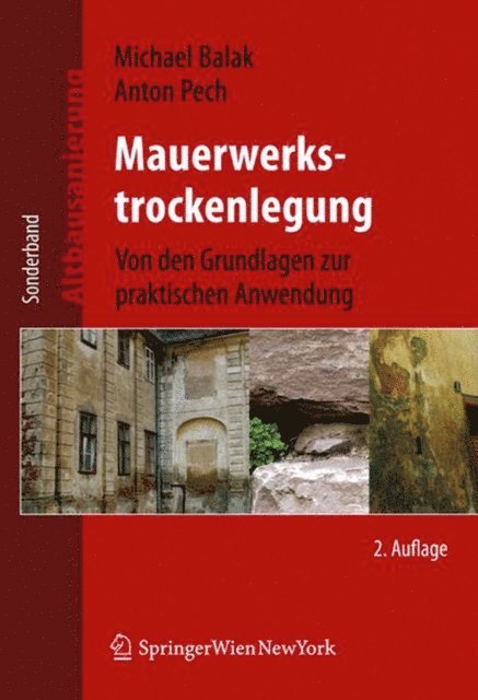 Anton Pech, Michael Balak - Mauerwerkstrockenlegung, E-bok