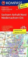 KOMPASS Groraum-Radtourenkarte 3705 Sachsen-Anhalt Nord - Niedersachsen Ost 1:125.000