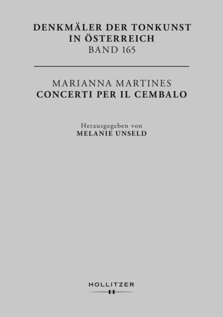 Melanie Unseld - Marianna Martines. Concerti per il Cembalo, E-bok