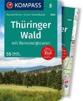 KOMPASS Wanderfhrer Thringer Wald mit Rennsteigtouren, 55 Touren mit Extra-Tourenkarte