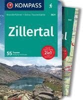 KOMPASS Wanderfhrer Zillertal, 55 Touren: mit Extra-Tourenkarte