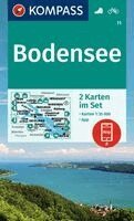 KOMPASS Wanderkarten-Set 11 Bodensee (2 Karten) 1:35.000, Övrigt. Tillgänglighet: Lägg i varukorg