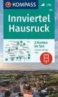 KOMPASS Wanderkarten-Set 201 Innviertel, Hausruck (2 Karten) 1:50.000