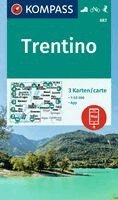 KOMPASS Wanderkarten-Set 683 Trentino (3 Karten) 1:50.000, Övrigt