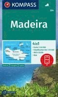 KOMPASS Wanderkarte 234 Madeira 1:50.000