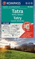KOMPASS Wanderkarte 2130 Tatra Hohe, Belaer / Tatry, Vysoké, Belianske 1:25.000, Övrigt