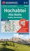 KOMPASS Wanderkarte 652 Hochabtei / Alta Badia, Arabba , Marmolada 1:25.000, Övrigt
