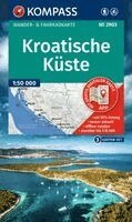 KOMPASS Wanderkarten-Set 2903 Kroatische Küste mit Inseln (3 Karten) 1:95.000, Övrigt