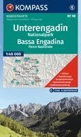 KOMPASS Wanderkarte 98 Unterengadin, Nationalpark / Bassa Engadina, Parco Nazionale 1:40.000, Övrigt