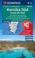 KOMPASS Wanderkarten-Set 2251 Korsika Süd. Mit Weitwanderweg GR20 / Corse du Sud. Avec Grande Randonnée GR20 (3 Karten) 1:50.000, Övrigt