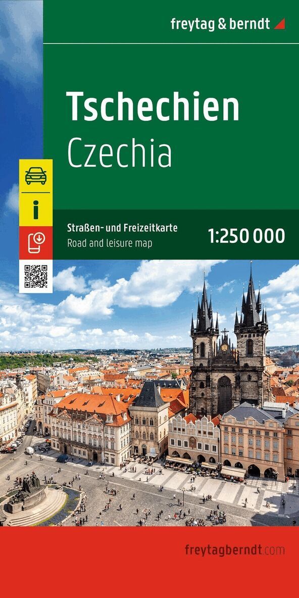 freytag & berndt - Czechia Road and Leisure Map, Häftad