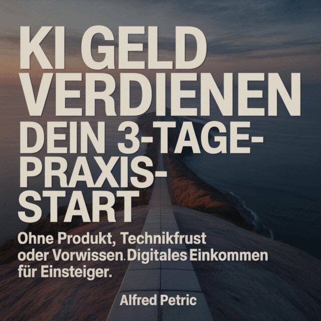 Petric Alfred Petric - KI Geld verdienen: Dein 3-Tage-Praxis-Start, Ljudbok