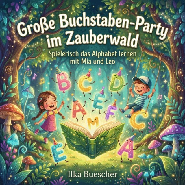 Buescher Ilka Buescher - Groe Buchstaben-Party im Zauberwald, Ljudbok