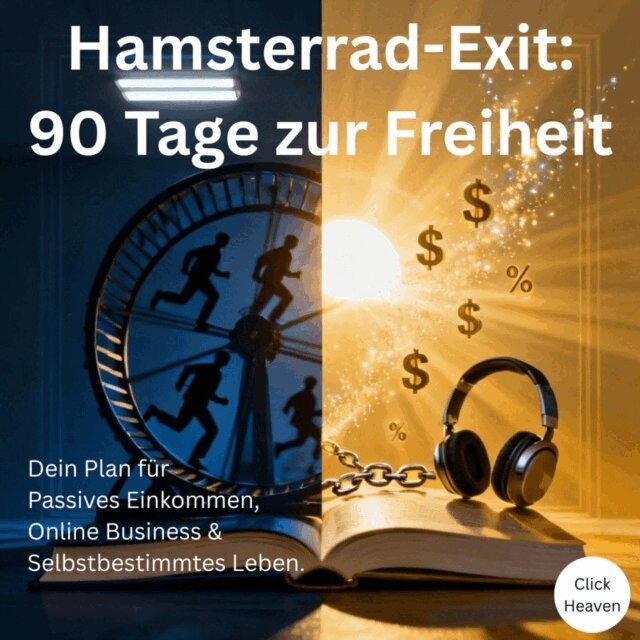 Heaven Click Heaven - Hamsterrad-Exit - 90 Tage zur Freiheit, Ljudbok. Tillgänglighet: Lägg i varukorg