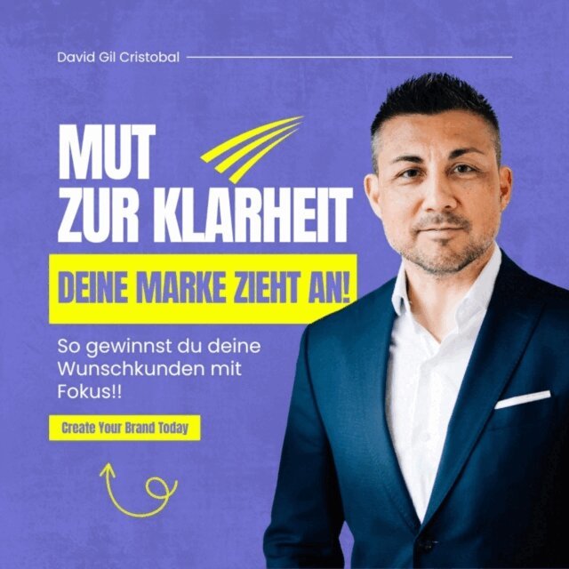 Cristobal David Gil Cristobal - Mut zur Klarheit: Deine Marke zieht an!, Ljudbok