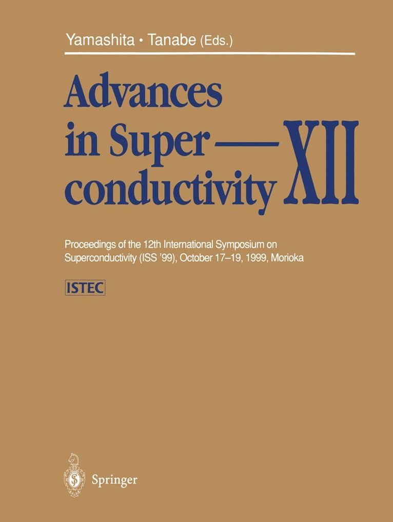 T. Yamashita, K. Tanabe - Advances in Superconductivity XII, Häftad. Tillgänglighet: Lägg i varukorg