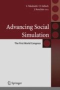 Advancing Social Simulation: The First World Congress