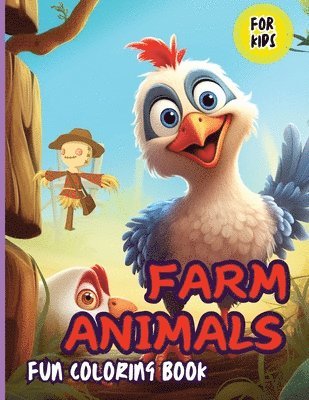Claudia - Farm Animals Fun Coloring Book For Kids, Häftad