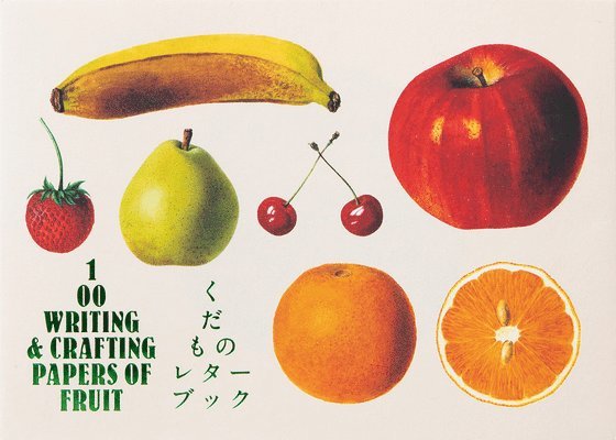 PIE International - 100 Writing & Crafting Papers of Fruit, Häftad
