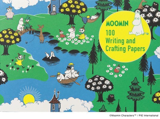 Pie International - Moomin 100 Writing & Crafting Papers, Häftad