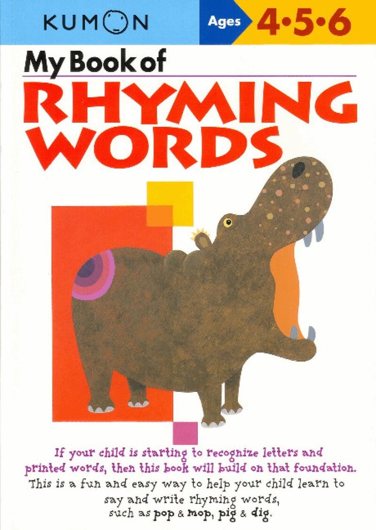 Money Magazine, Shinobu Akaishi - Kumon My Book of Rhyming Words, Häftad. Tillgänglighet: Lägg i varukorg