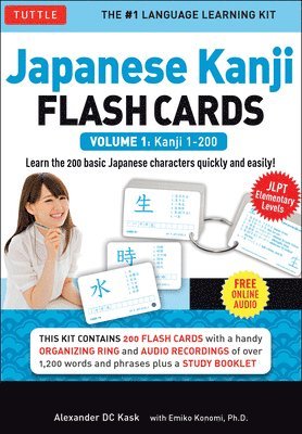 Japanese Kanji Flash Cards Kit Volume 1 av Alexander Kask