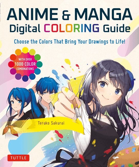 Teruko Sakurai - Anime & Manga Digital Coloring Guide, Häftad