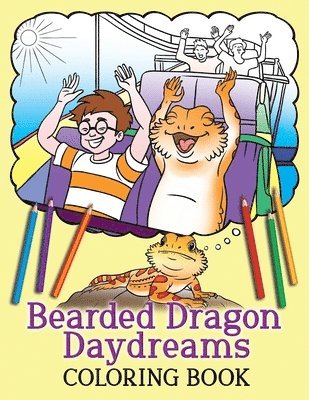 A K Beck - Bearded Dragon Daydreams Coloring Book, Häftad