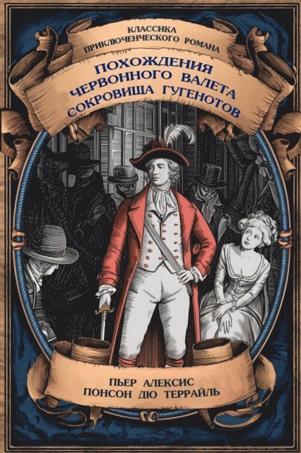 Pierre Alexis Ponson du Terrail - The Adventures of the Jack of Hearts; The Treasures of the Huguenots. Complete Editions with Notes, E-bok