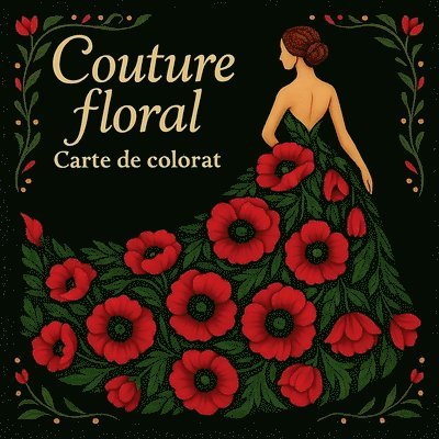 Couture floral Carte de Colorat