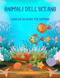 Animali dell'oceano libro da colorare per bambini