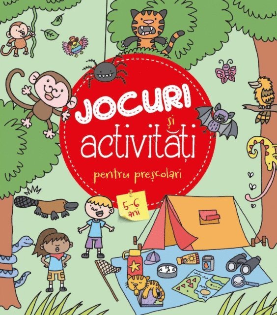 Litera Media Group - Jocuri și Activități Pentru Preșcolari 5-6 Ani, E-bok