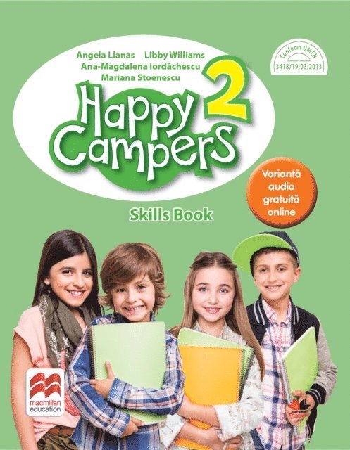 Angela Llanas - Happy Campers. Skills Book. Clasa a Ii-a, E-bok