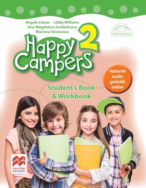 Angela Llanas - Happy Campers. Student Book, Workbook. Clasa a II-a, E-bok